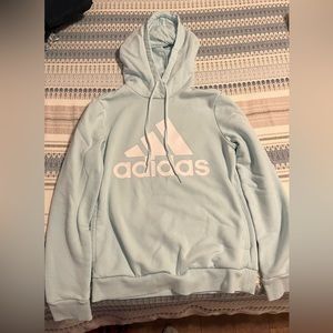 Adidas XS light blue hoodie